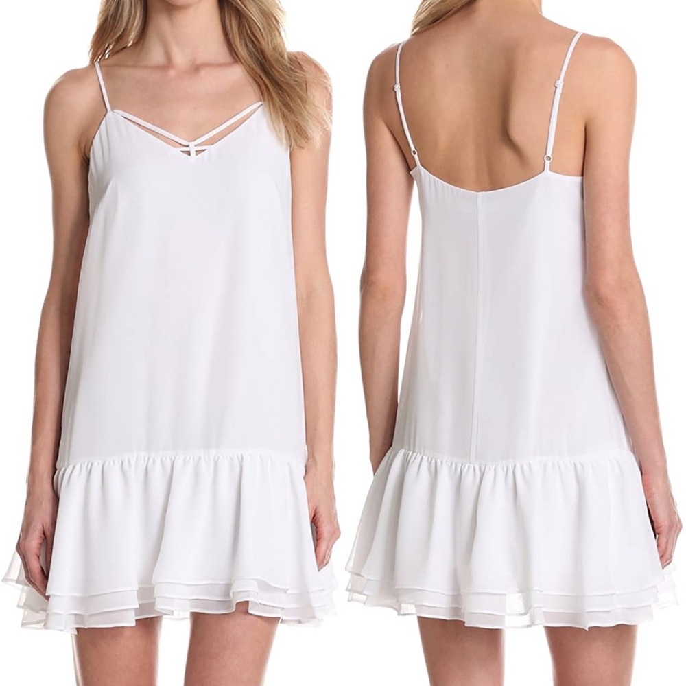 BCBGeneration Women Ruffle Baby-Doll Dress